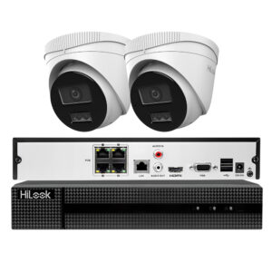 Zestaw monitoringu IP PoE HiLook 2 kamery 2MPx IPCAM-T2-30DL