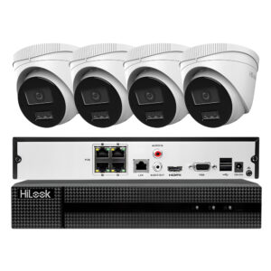 Zestaw monitoringu IP PoE HiLook 4 kamery 2MPx IPCAM-T2-30DL