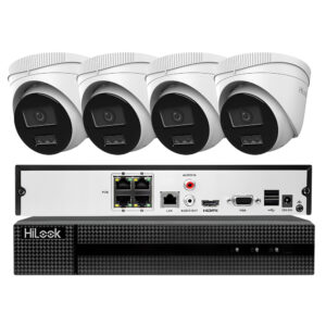 Zestaw monitoringu IP PoE HiLook 4 kamery 6MPx