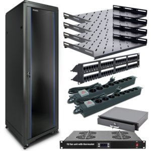 Szafa rack 41U zestaw do monitoringu Racktel