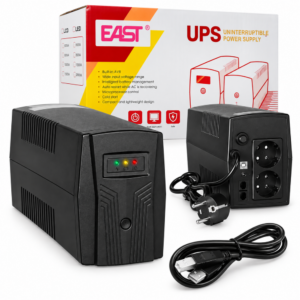 UPS Zasilacz awaryjny do komputera EAST UPST650VAL-LED