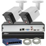 Monitoring Dahua 8Mpx 2 kamery IPC-HFW1839TC-A-IL-0280B-S6