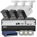 Monitoring Dahua 3 kamery 8MPx IPC-HFW1839TC-A-IL-0280B-S6