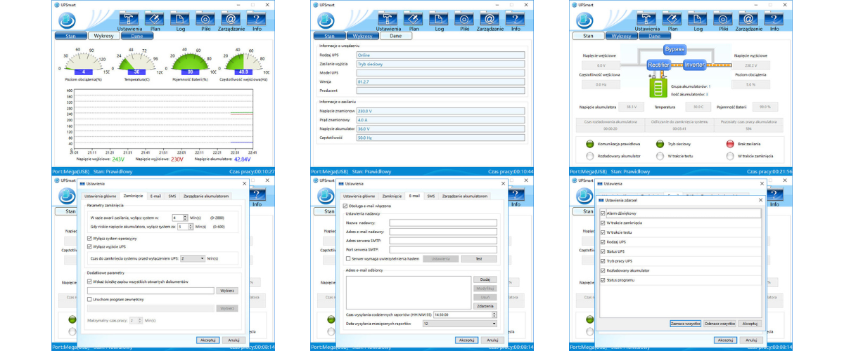 ups-zasilacz-awaryjny-east-oprogramowanie-ups-smart-UPST650VAL-LCD Zasilacz UPS oprogramowanie UPSmart