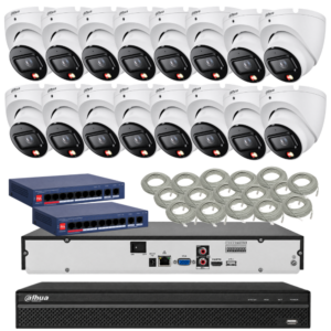 Zestaw monitoringu Dahua 16 kamer 8MPx IPC-HDW1839T-A-IL-0280B-S6