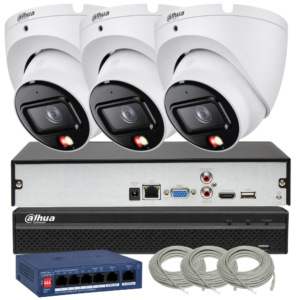 Zestaw monitoringu Dahua 3 kamery 8MPx IPC-HDW1839T-A-IL-0280B-S6